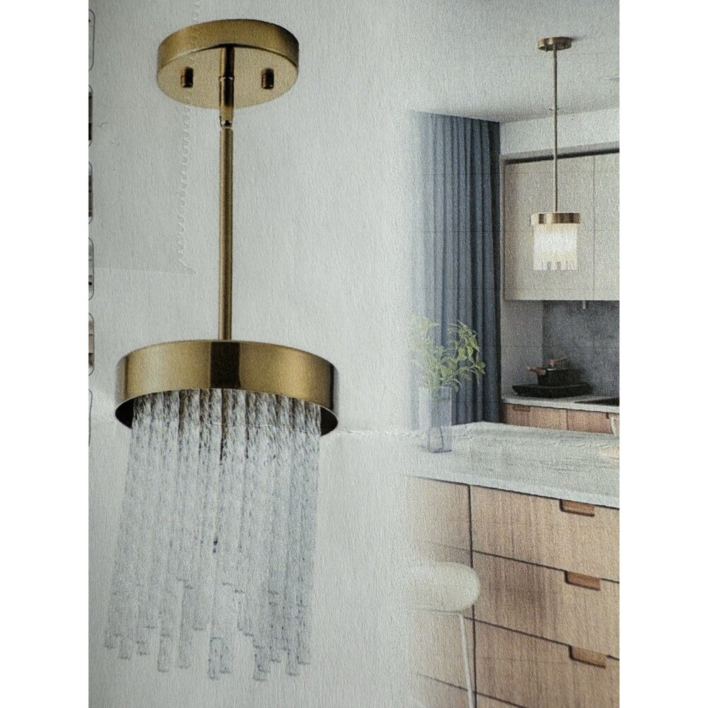Modern Glass Pendant Lights 7 Inch Single Pendant Light Kitchen Island E26 1 ...